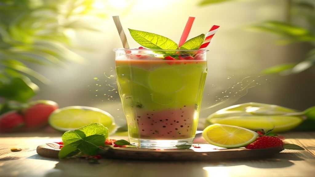 Yeşil Detox Smoothie: Güne Enerji Dolu Başla ve Zindeliği Yakala